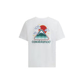 Casablanca White Cotton T-Shirt